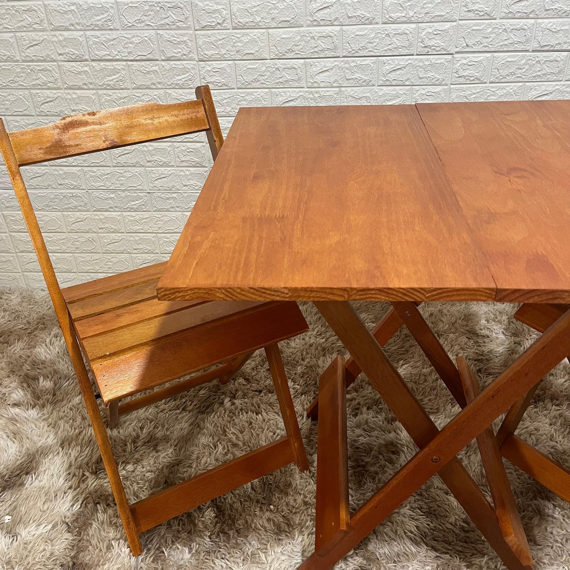 08 mesa bistro fixa de madeira